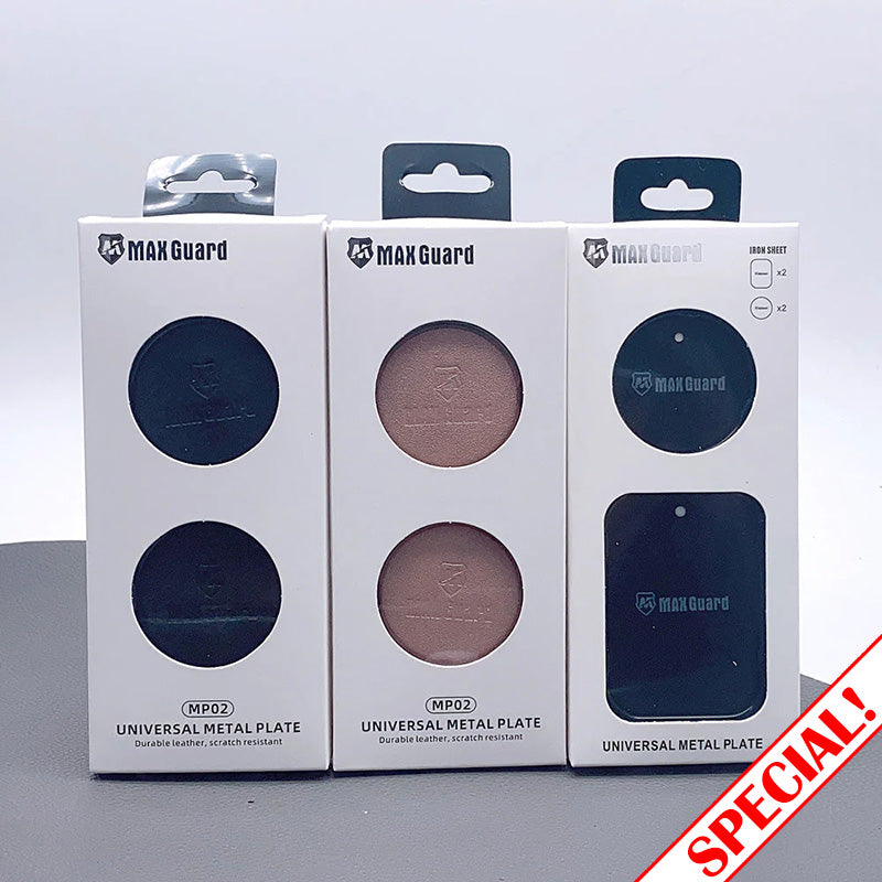 Maxguard universal metal plate for holder
