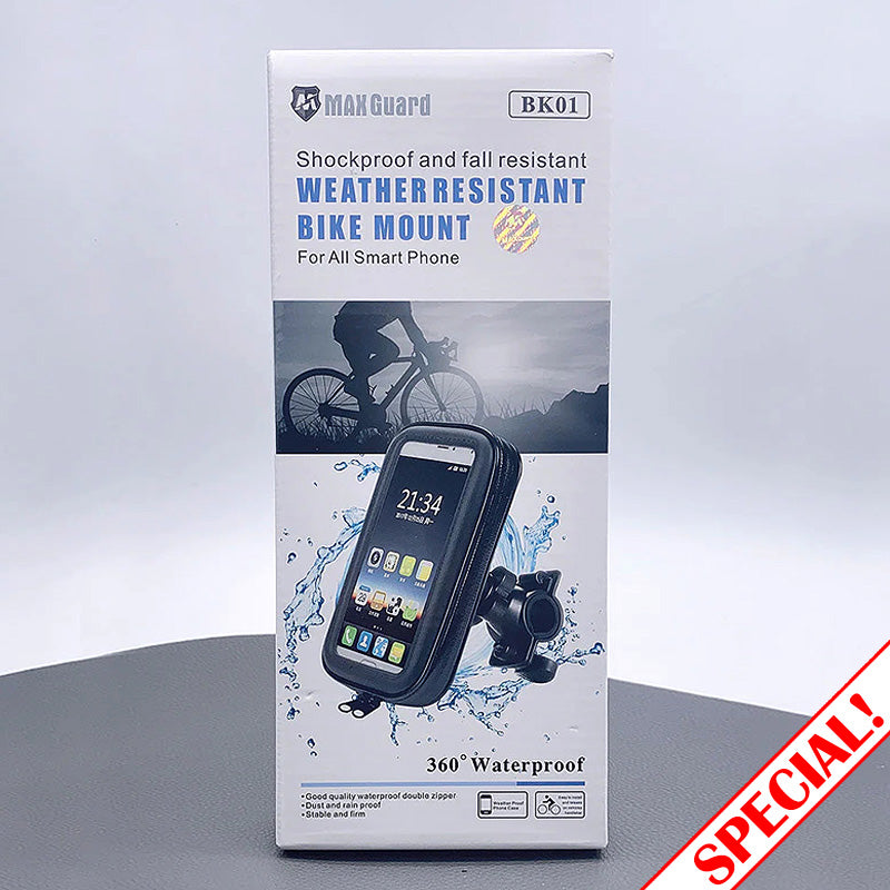 Maxguard Waterproof Weather Resistant Bike Phone Mount BK01
