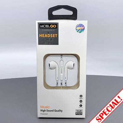 Mobigo 3.5mm Aux headset earphone GO602