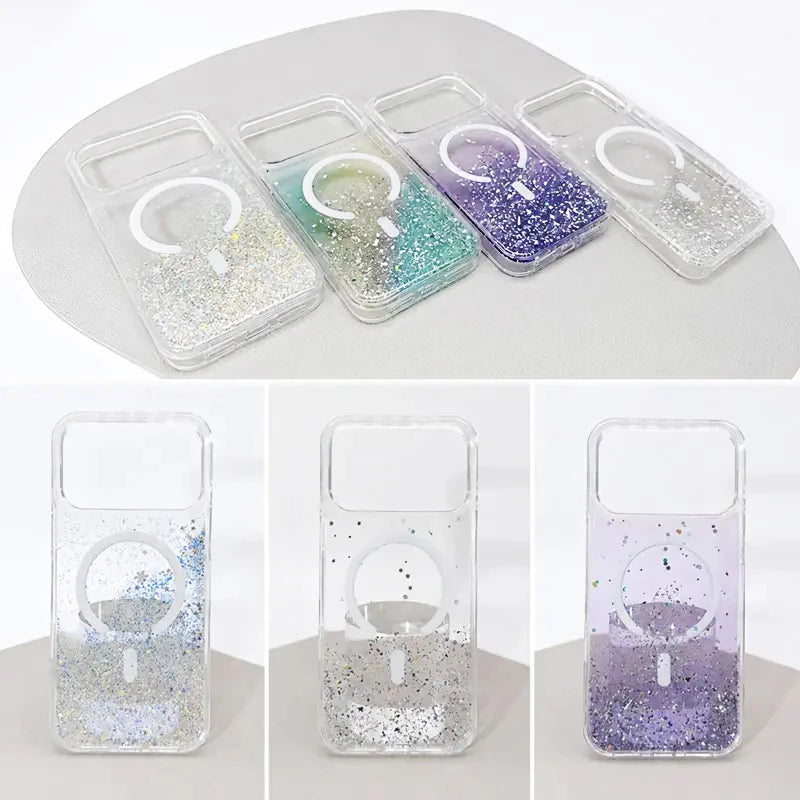 Case for iPhone 18 Pro max /17 Pro max 6.9 Crystal Glitter MagFit