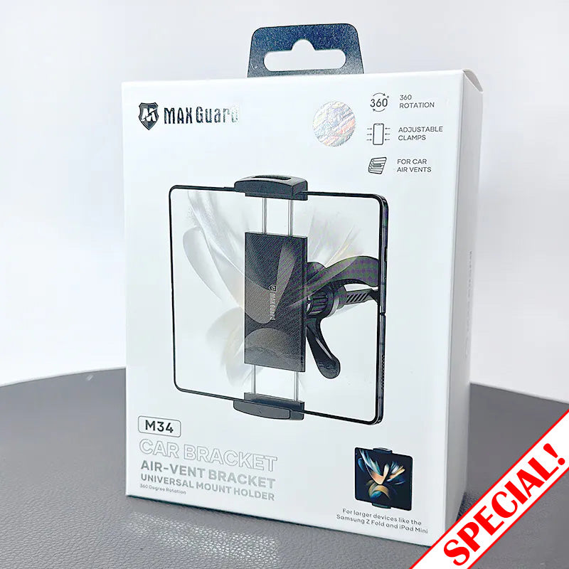 Maxguard Air-Vent Bracket Car Holder M34 (for Z fold & iPad)