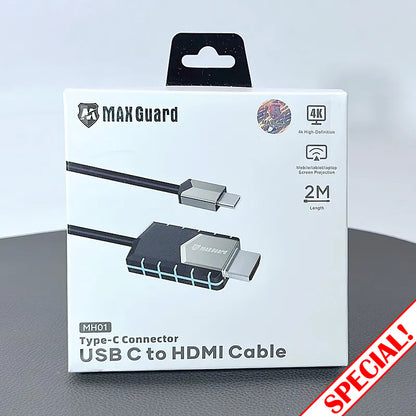 Maxguard 4K High-Definition USB C to HDMI Cable MH01 (2m)