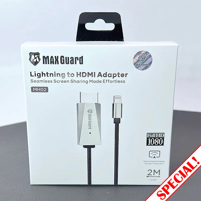 Maxguard 1080P Lightning to HDMI Cable MH02 (2m)