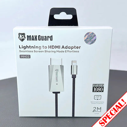 Maxguard 1080P Lightning to HDMI Cable MH02 (2m)