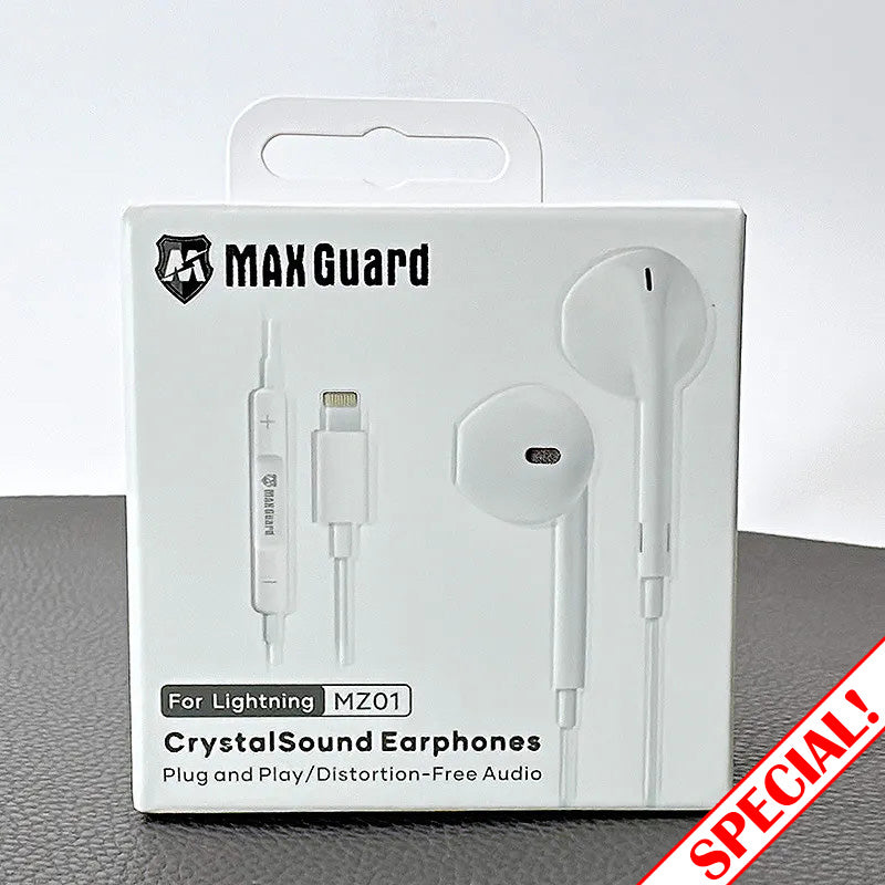 Maxguard Crystal Sound Lightning earphone MZ01 (plug&play)