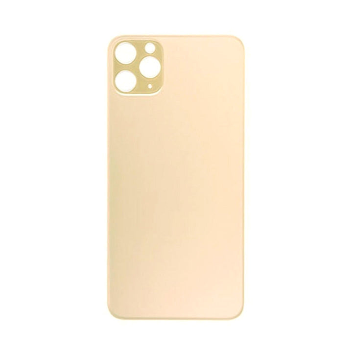 Back Glass Gold No Logo for iPhone 11Pro Max (Aftermarket Premium) - Wholesale phone repair part from Skyline Mobile NZ