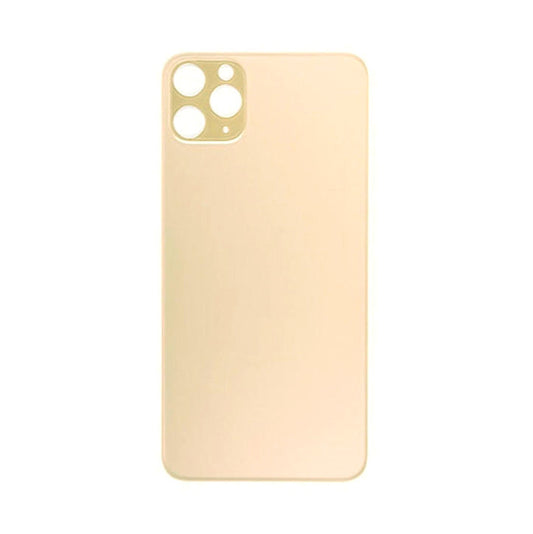 Back Glass Gold No Logo for iPhone 11Pro Max (Aftermarket Premium) - Wholesale phone repair part from Skyline Mobile NZ