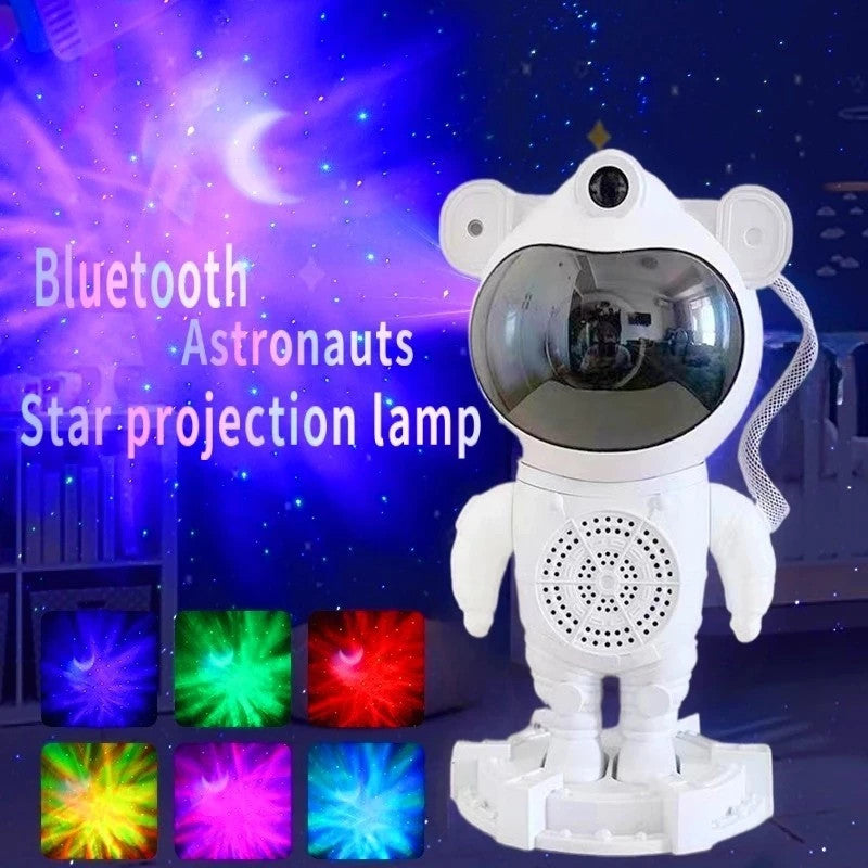 Starlight Astronaut Night Light Laser Ambiance Lamp Bluetooth Speaker JN117