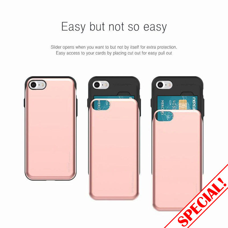 Case for iPhone Xsmax 6.5 French 2 Card Bumper skyslide