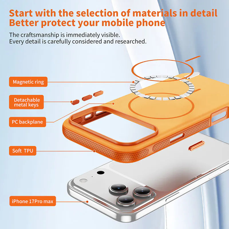 Case for Iphone 17 Pro 6.3 Breeze Guard Magfit