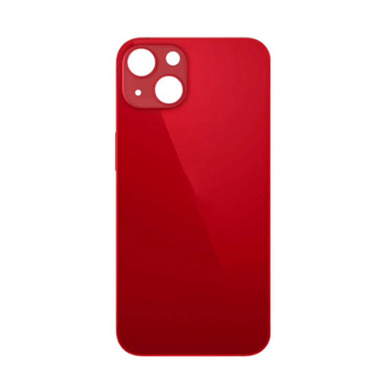 Back Glass Red No Logo For iPhone 13Mini (Aftermarket Premium) - Wholesale phone repair part from Skyline Mobile NZ