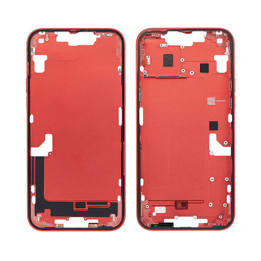 Middle Frame Housing Red For iPhone 14Plus