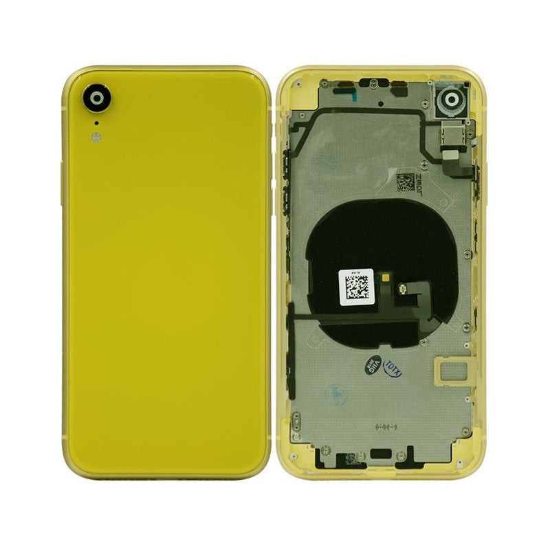 Back Housing With Volume Power Flex Yellow No Logo for iPhone Xr