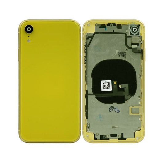 Back Housing With Volume Power Flex Yellow No Logo for iPhone Xr