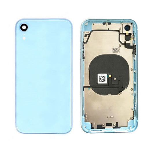 Back Housing With Volume Power Flex Blue No Logo for iPhone Xr