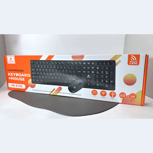 JEQANG 2.4G Wireless Keyboard Mouse JW8100