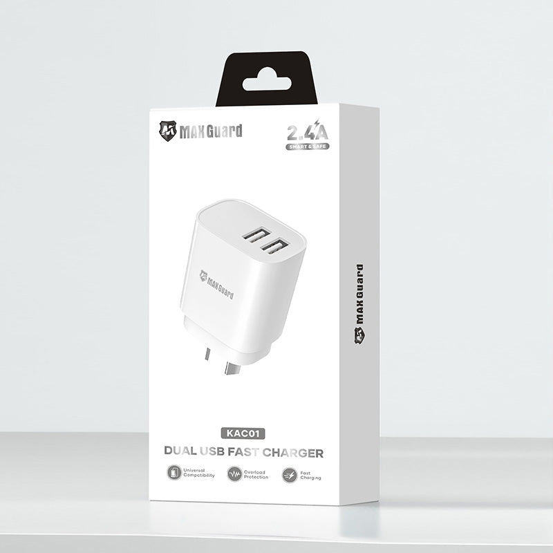 Maxguard 2.4A wall charger KAC01