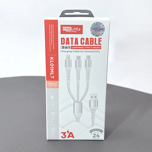 Kinglink 1.2m 3 in 1 Cable KL01MLT