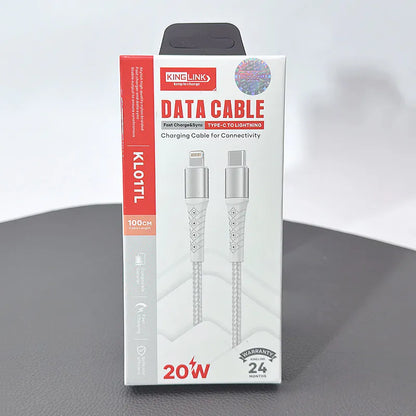Kinglink 1m 20W Type-C to Lightning Cable KL01TL