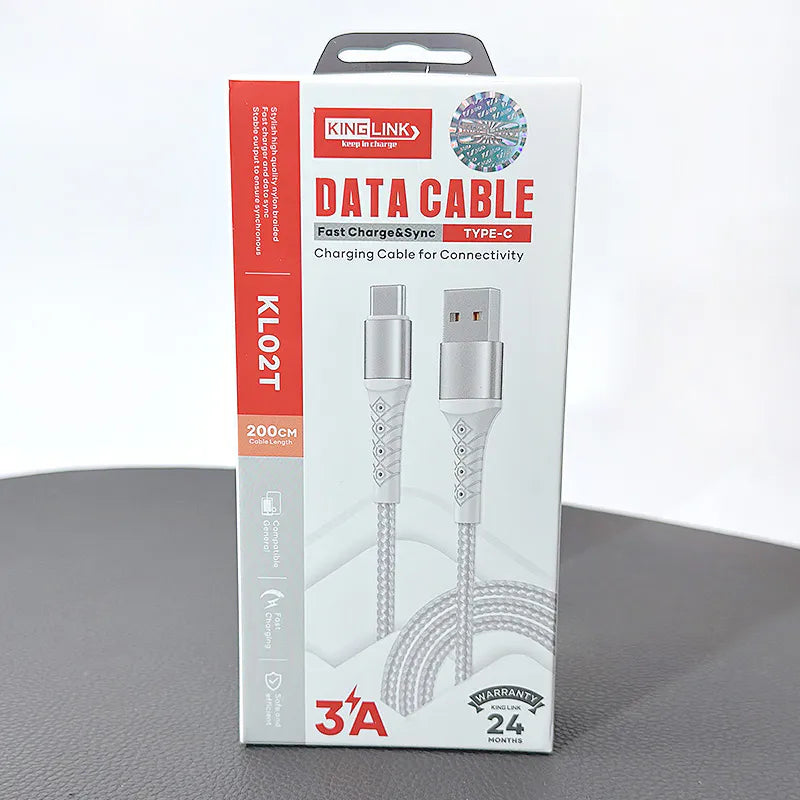 Kinglink 2m USB-A to C Cable KL02T