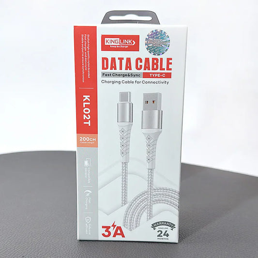 Kinglink 2m USB-A to C Cable KL02T