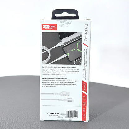 Kinglink 2m USB-A to C Cable KL02T