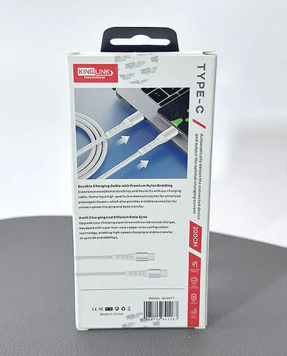 Kinglink 2m 60W Type-C to C Cable KL02TT