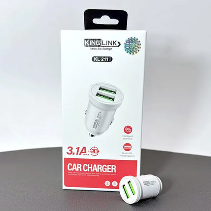 Kinglink 3.1A 2 USB car charger KL211