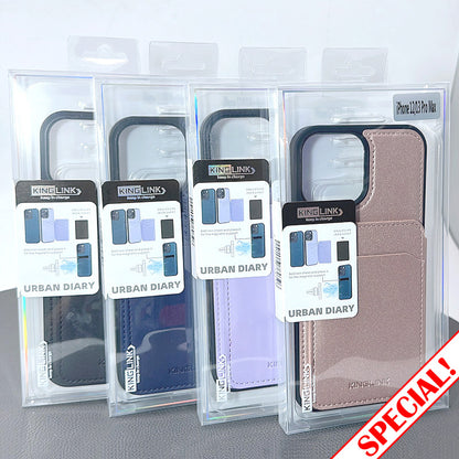 Case for Iphone 13 Pro max/12 Pro max 6.7 Kinglink Urban Diary Leather Wallet with Magnetic