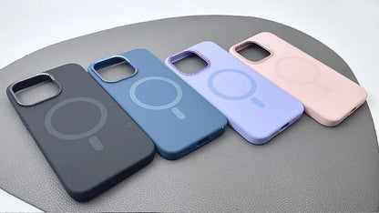 Case for Iphone 16 Pro max 6.9 Maxguard Liquid Silicon Magfit