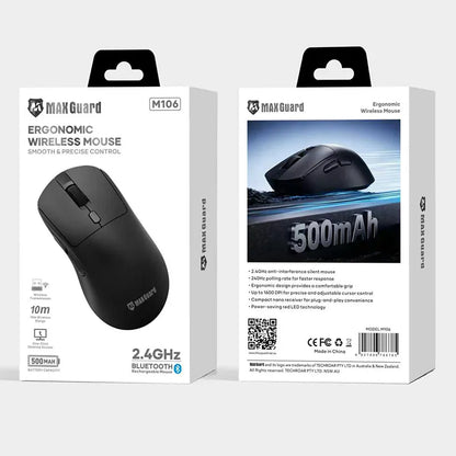 Maxguard Ergonomic Wireless Mouse M106