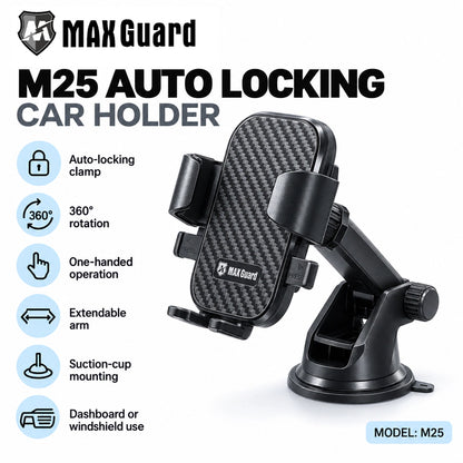 Maxguard auto locking car holder M25