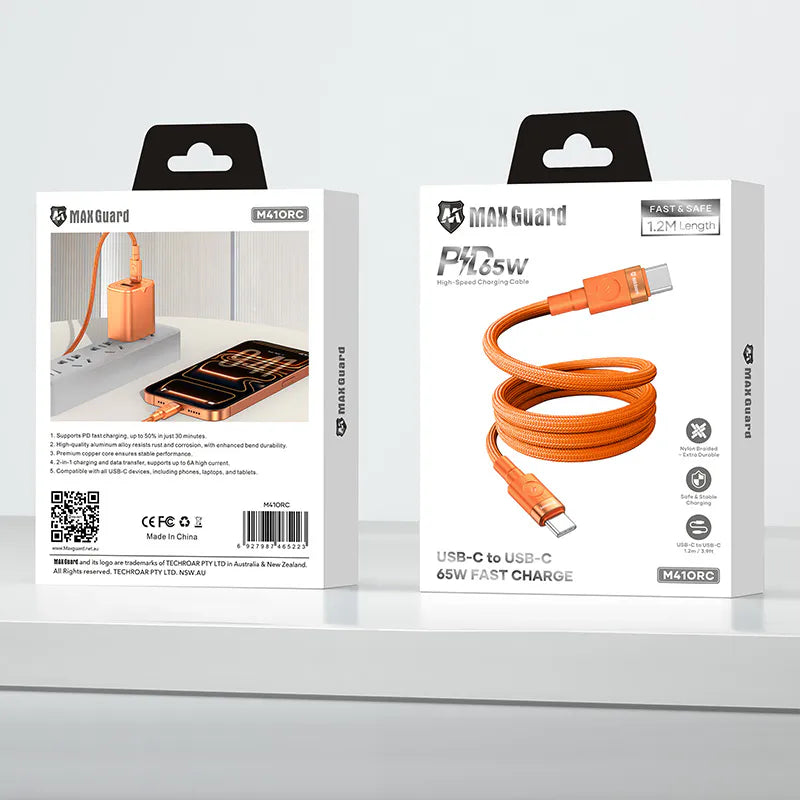 Maxguard M410RC 1.2m Type-C to C Cable
