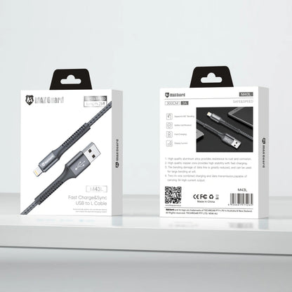 Maxguard 3m USB-A to Lightning cable M43L