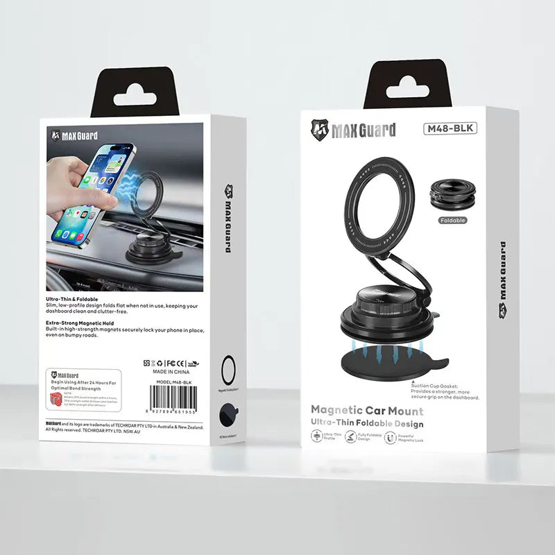 Maxguard Ultra-thin Foldable Magnetic Car Holder M48