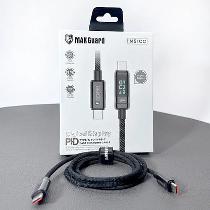 Maxguard 1m 60W Type-C to C Cable M51CC