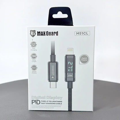 Maxguard 1m 27W Type-C to Lightning Cable M51CL