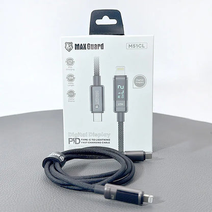 Maxguard 1m 27W Type-C to Lightning Cable M51CL