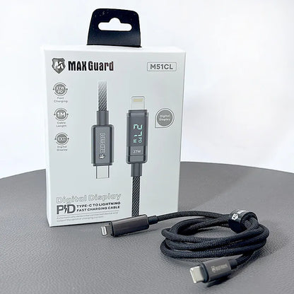 Maxguard 1m 27W Type-C to Lightning Cable M51CL