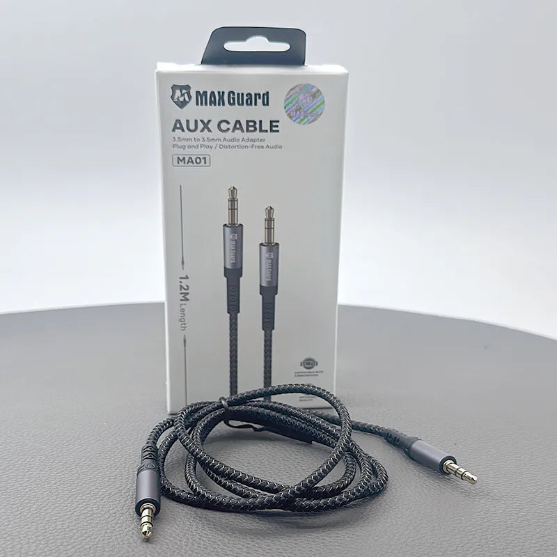 Maxguard Plug-and-Play 3.5mm AUX Cable MA01 (1.2m)