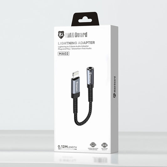 Maxguard Plug and Play Lightning Adapter MA02 (0.12m, No Bluetooth Required)