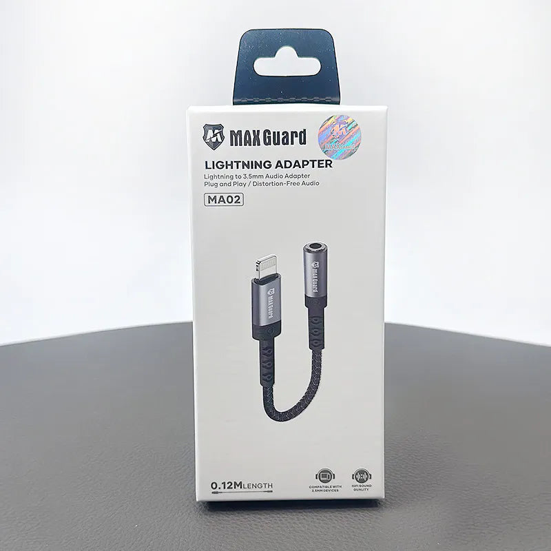 Maxguard Plug and Play Lightning Adapter MA02 (0.12m, No Bluetooth Required)