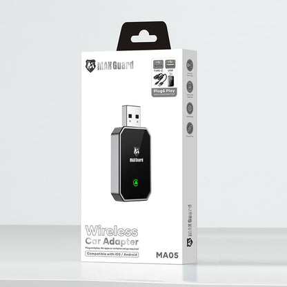 Maxguard 2-in-1 Wireless Car Adapter MA05
