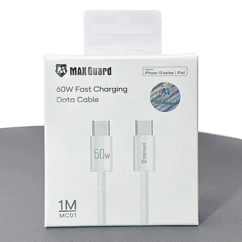 Maxguard 1m 60W Type-C to C Cable MC01