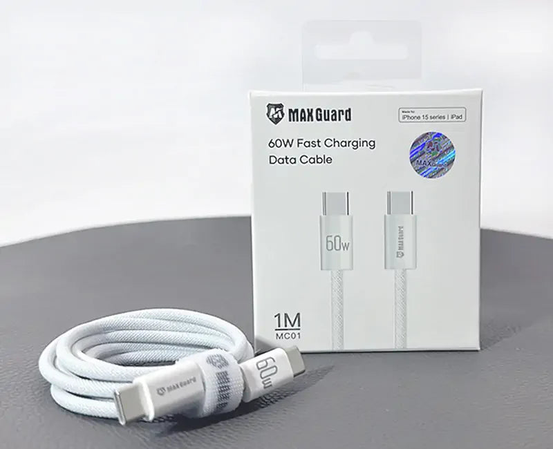 Maxguard 1m 60W Type-C to C Cable MC01