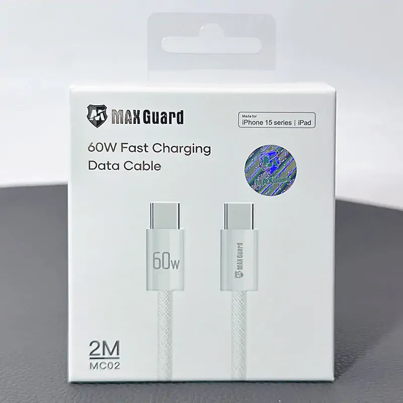 Maxguard 2m 60W Type-C to C Cable MC02