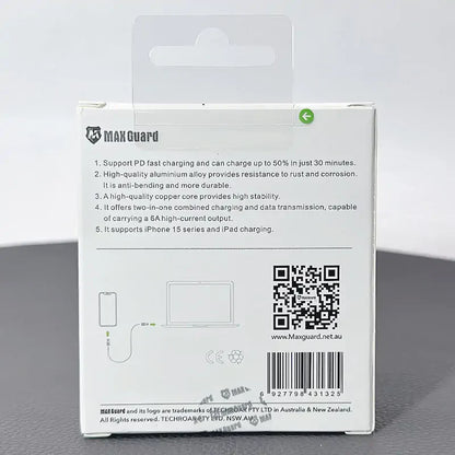 Maxguard 2m 60W Type-C to C Cable MC02