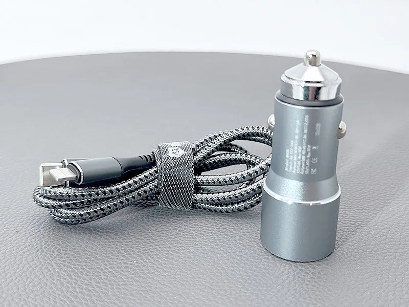 Maxguard 38W USB A+C car charger with Type-C to Lightning combo MC036LC