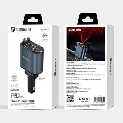 Maxguard PD 60W Car Charger MC043