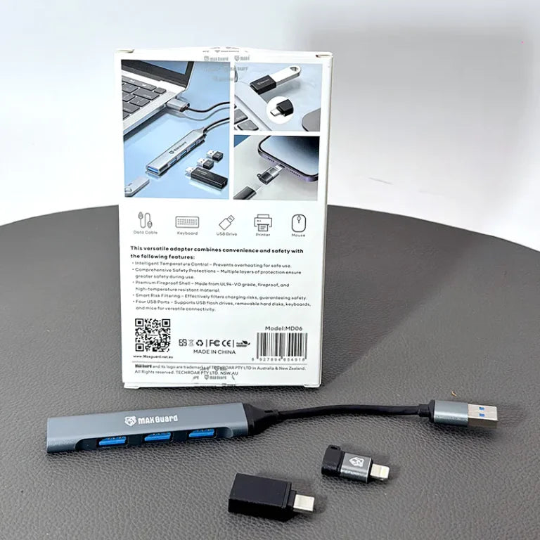 Maxguard 4 in 1 Multifunctional Adaptor MD06